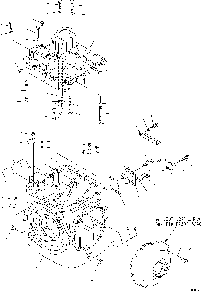 Корпус 154-22-25210 KOMATSU
