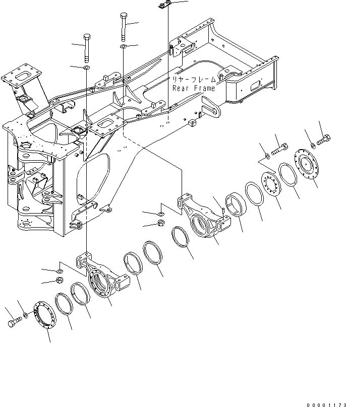 Болт 01010-61680 KOMATSU