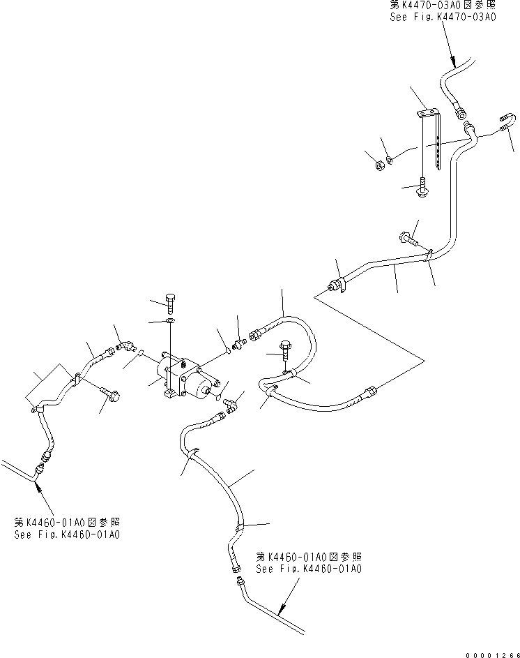 Зажим трубки 07283-32236 KOMATSU