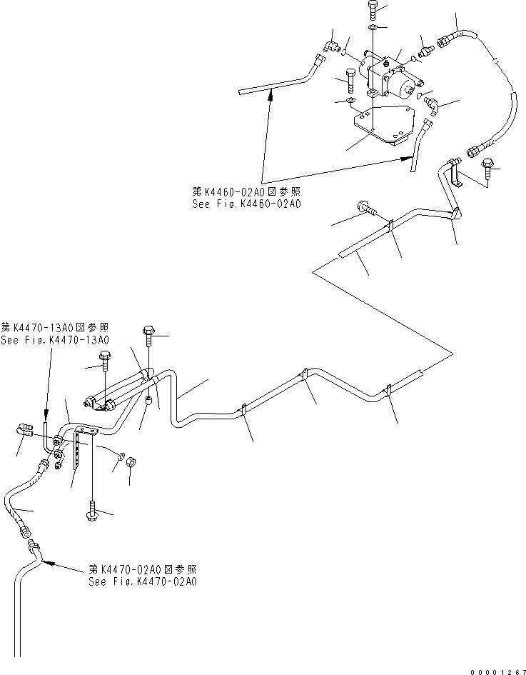 Шланг 07109-20407 KOMATSU