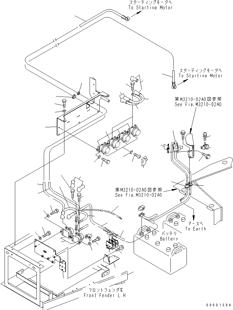 Кабель 08028-65065 KOMATSU