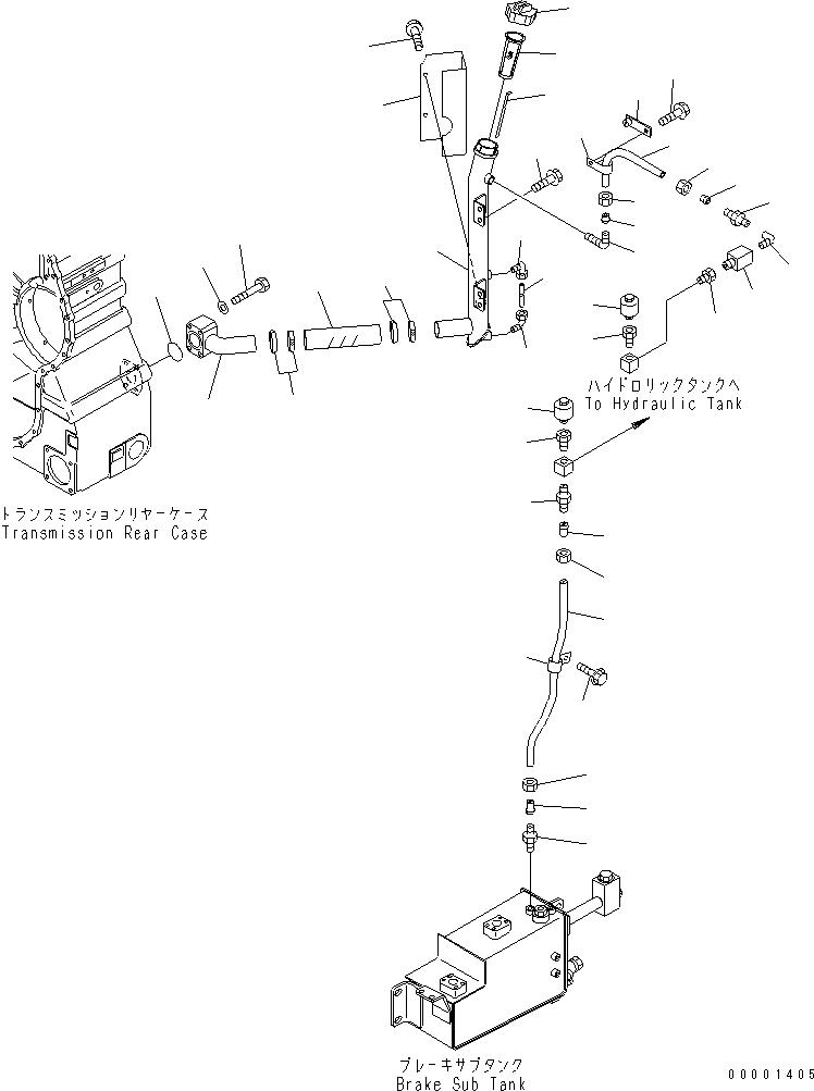 Трубка 07822-00607 KOMATSU
