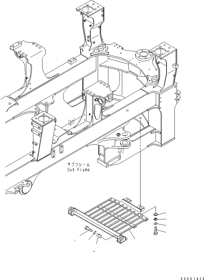 Амортизирующая подушка 415-46-11380 KOMATSU