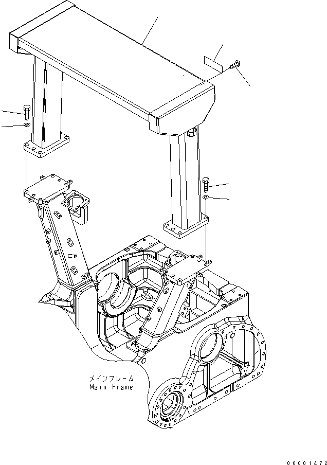Табличка 09620-B2000 KOMATSU