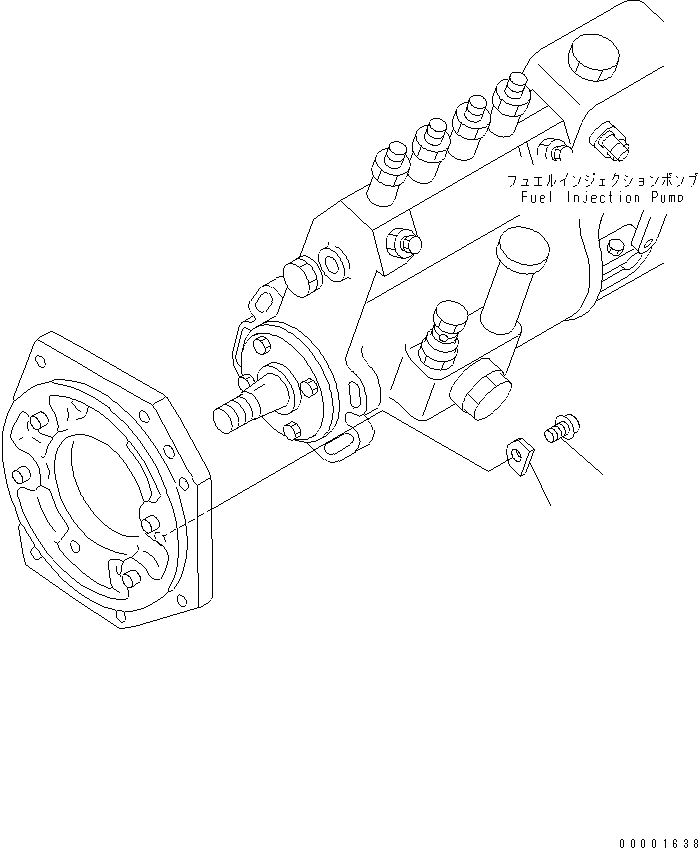 Пластина 6204-71-3820 KOMATSU