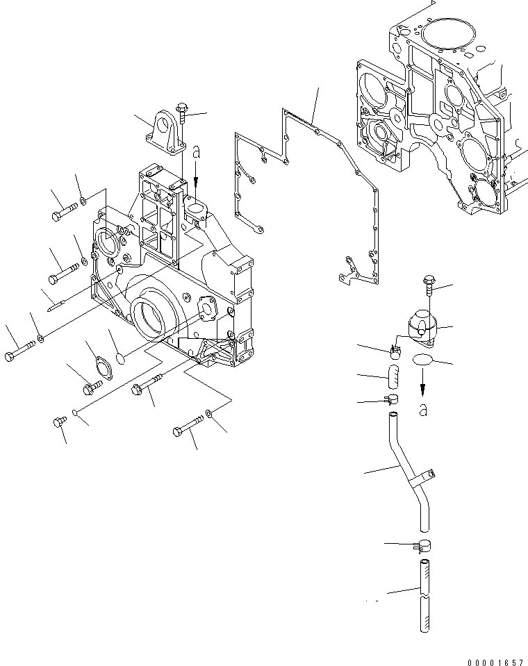 Зажим 07285-00260 KOMATSU