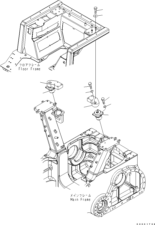 Амортизирующая подушка 8A31-54-1110 KOMATSU