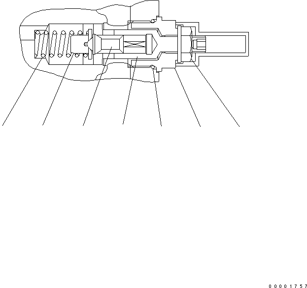 Винт UC1704496229 KOMATSU