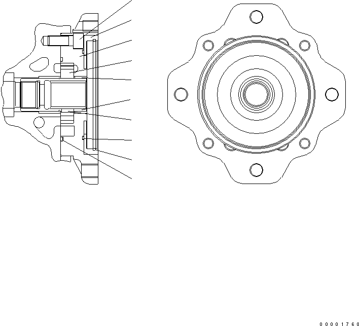 Болт UC1301651003 KOMATSU