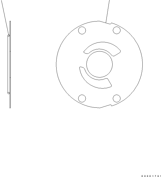Пластина UC1706507486 KOMATSU