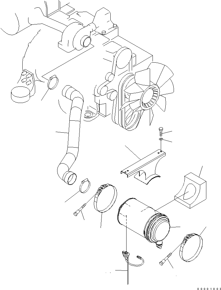 AIR CLEANER (6738-81-7300) KOMATSU