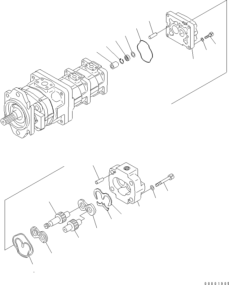 гладкая втулка (\7\705-40-83630) KOMATSU
