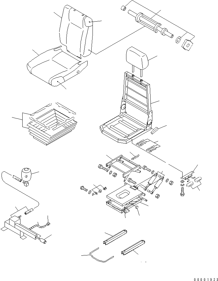UP STOP/BUMP STOP K. 195-57-A0310 KOMATSU