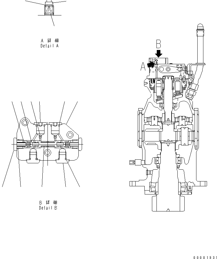 Клапан в сборе KBB0443-09049 KOMATSU