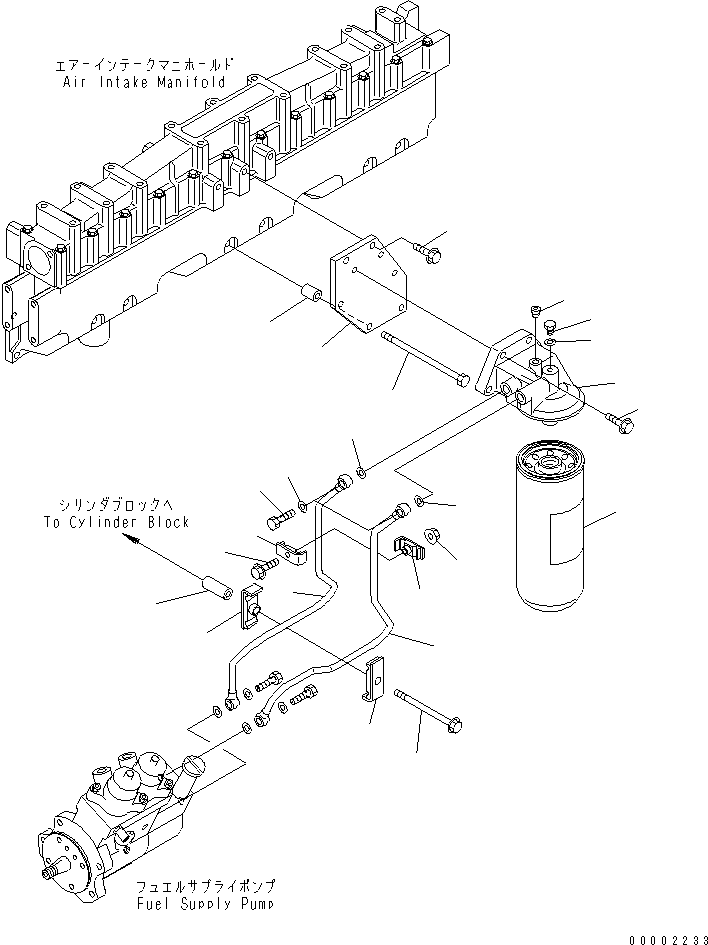 TUBE,OUTLET 6155-71-5560 KOMATSU