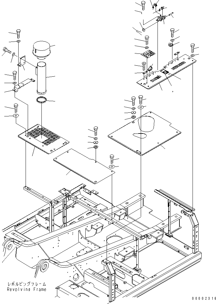 PRE-CLEANER (421-U12-3101) KOMATSU