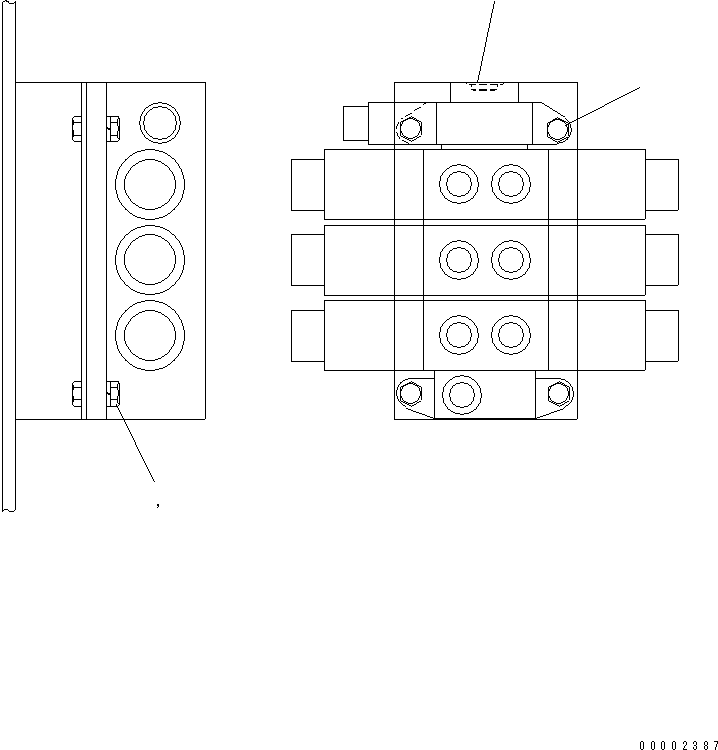 Болт MH21014-08020 KOMATSU