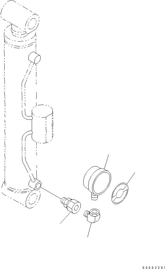 Переходник MH22511-03330 KOMATSU
