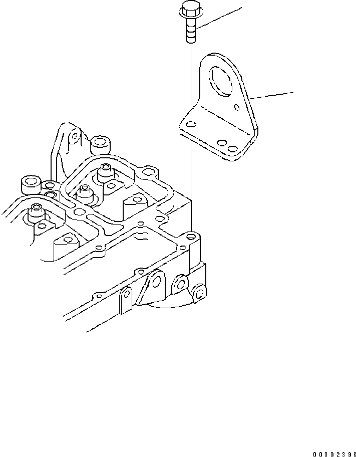 BRACKET,LIFTING 6732-11-1710 KOMATSU