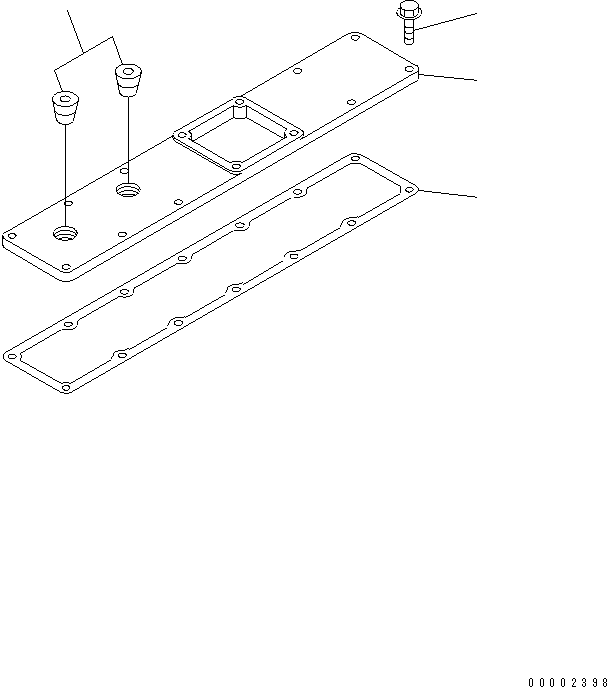 COVER,INTAKE 6735-11-4110 KOMATSU