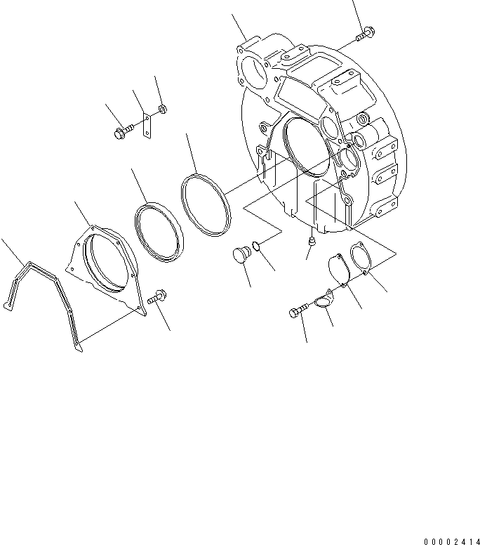 Прокладка 6732-22-4170 KOMATSU