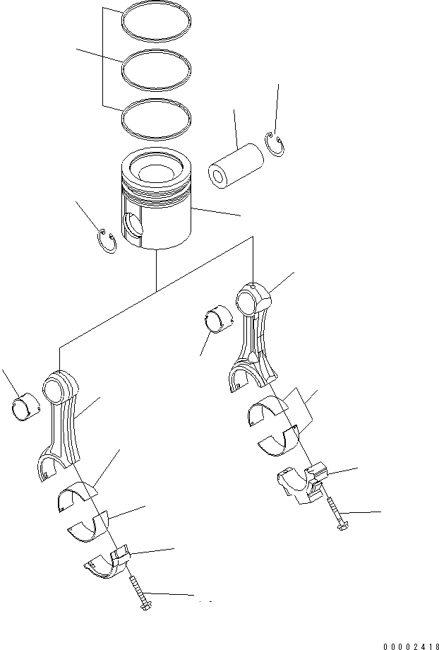 KIT,PISTON 6738-38-2140 KOMATSU