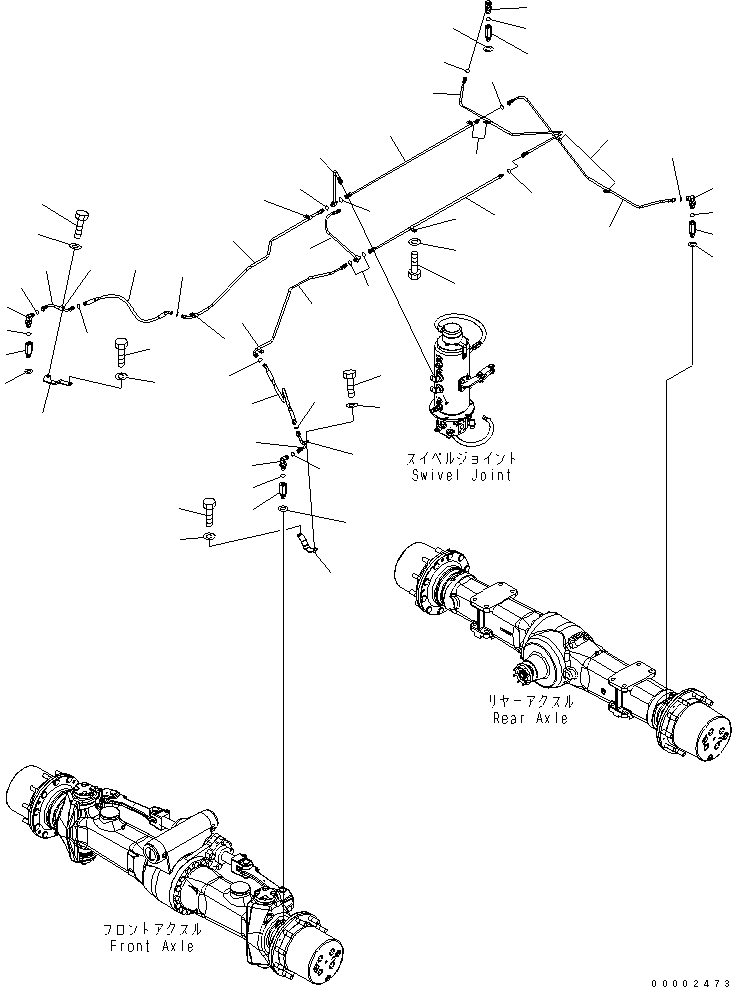 Шланг 20K-62-37780 KOMATSU