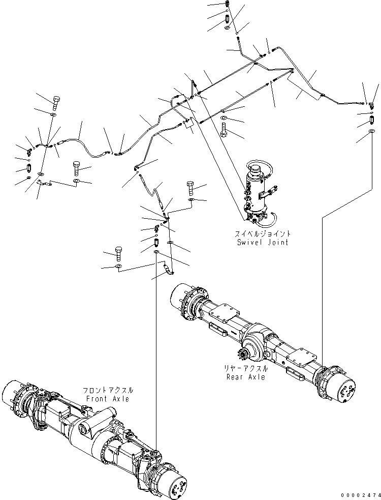 Шланг 02767-202A7 KOMATSU
