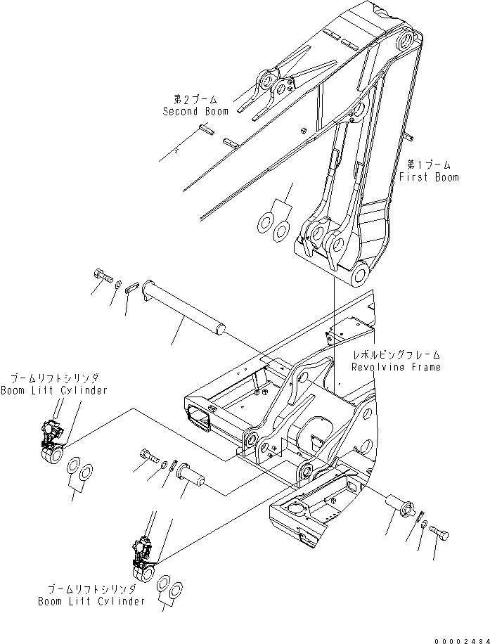 Палец 206-70-K2230 KOMATSU
