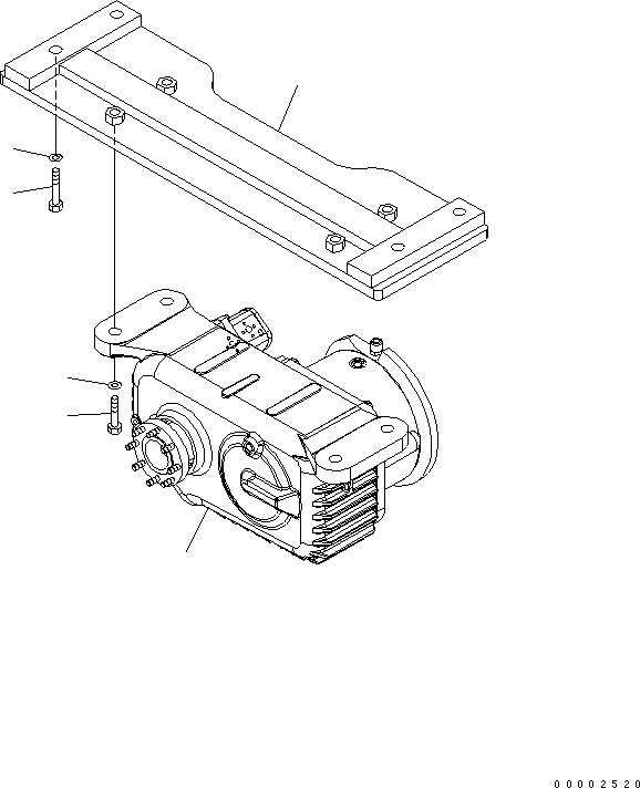Болт 01011-82015 KOMATSU