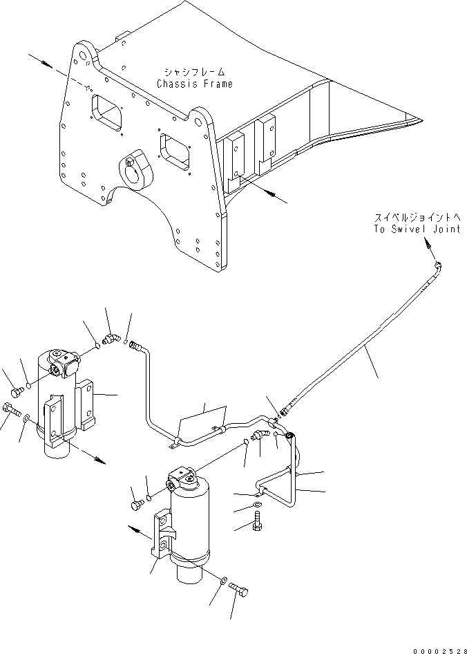 Шланг с торцевым уплотнением 02761-00209 KOMATSU