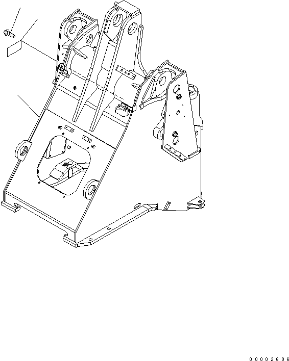 FRAME,FRONT 418-T80-3602 KOMATSU