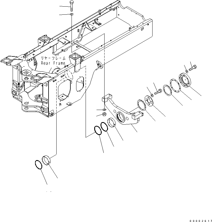 Упорная пластина 418-46-12141 KOMATSU
