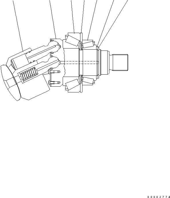 Блок цилиндров (UC4096038857) KOMATSU