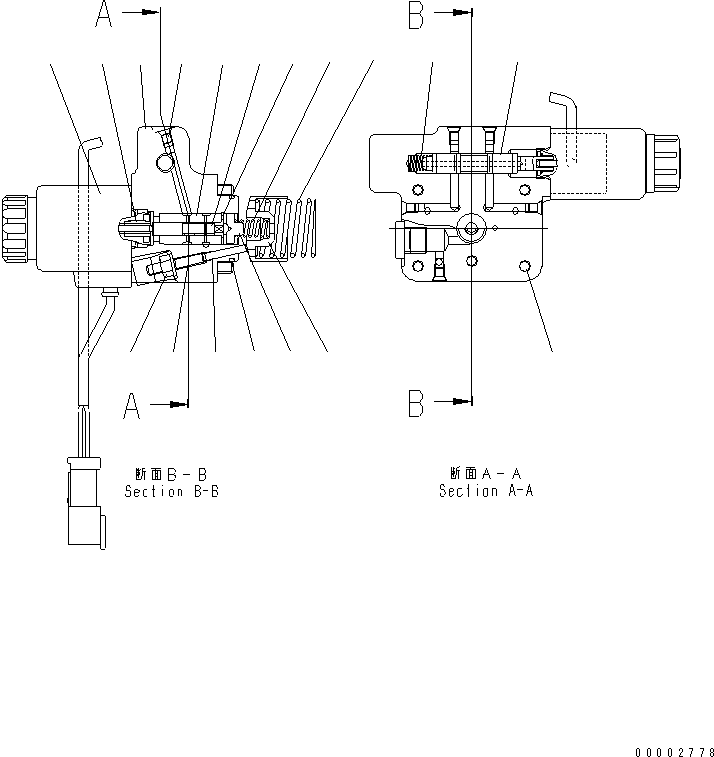 Электромагнит UC4020757708 KOMATSU