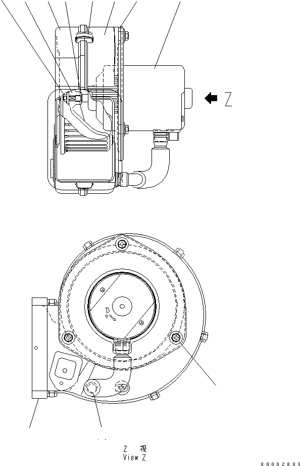 Корпус ND140240-0682 KOMATSU