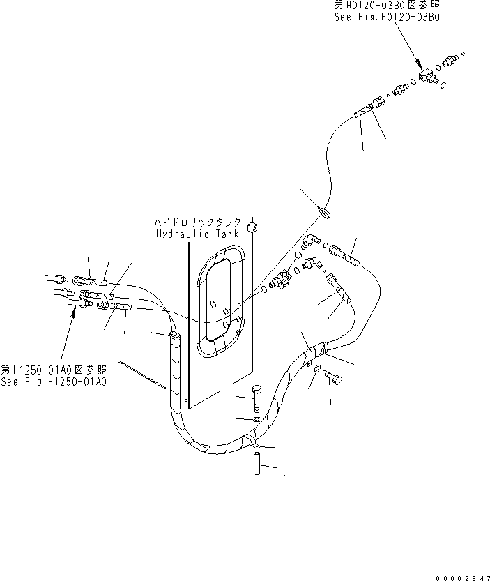 шланг 02760-00327 KOMATSU