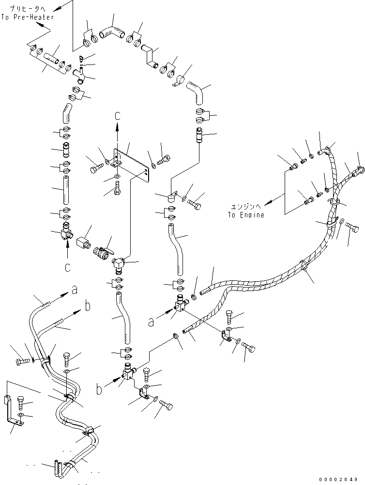 Шланг 07260-13221 KOMATSU