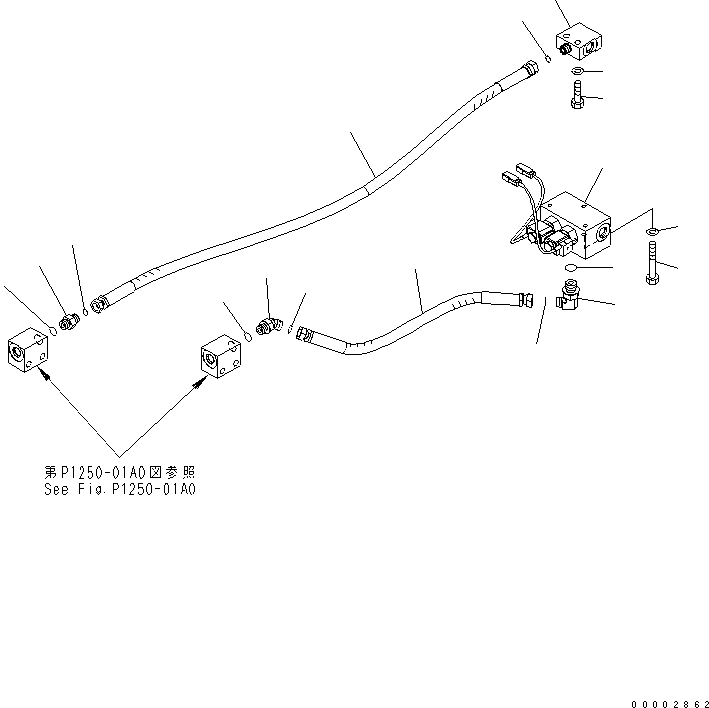 Шланг 02777-204A5 KOMATSU