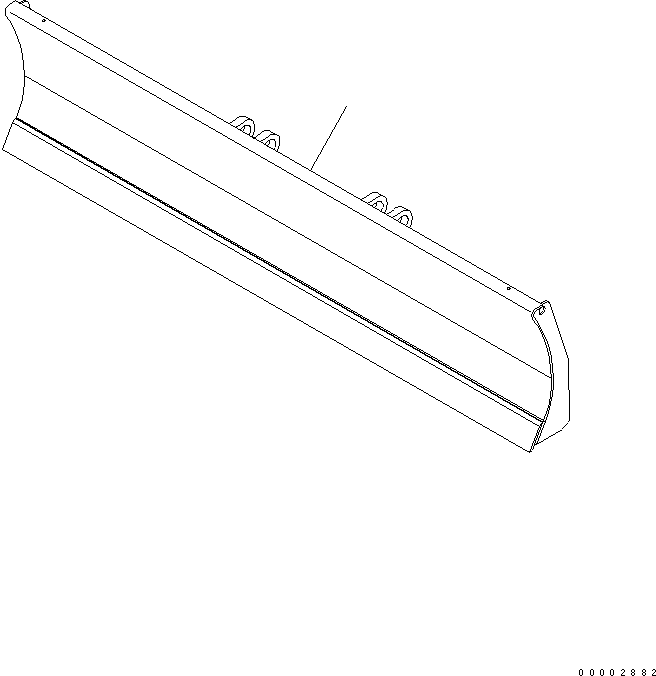 BLADE ASSY (2.55M) 20K-910-3204 KOMATSU