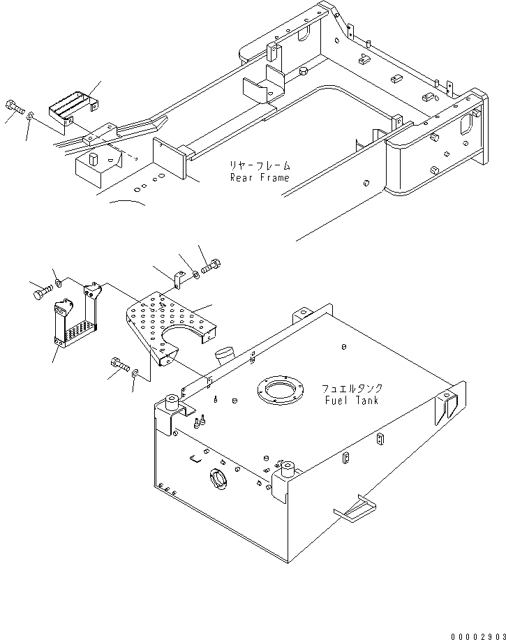Подножка 425-54-24550 KOMATSU