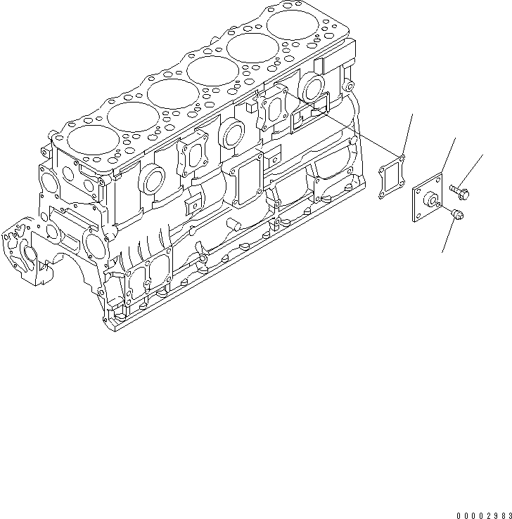 Прокладка 6221-23-7680 KOMATSU