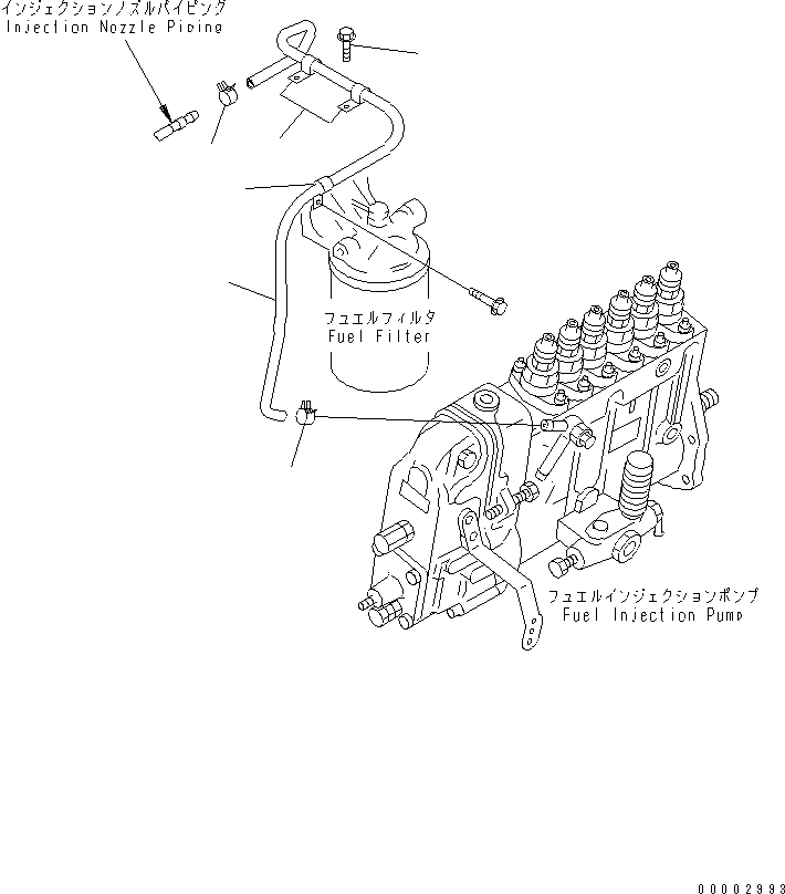 TUBE,SPILL 6204-71-9850 KOMATSU