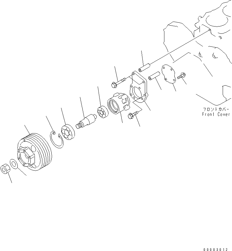 Шарикоподшипник 06034-06307 KOMATSU