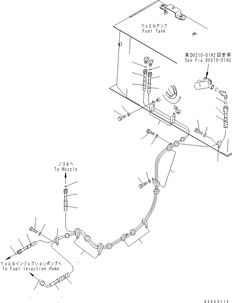 Защитный рукав 08017-31937 KOMATSU