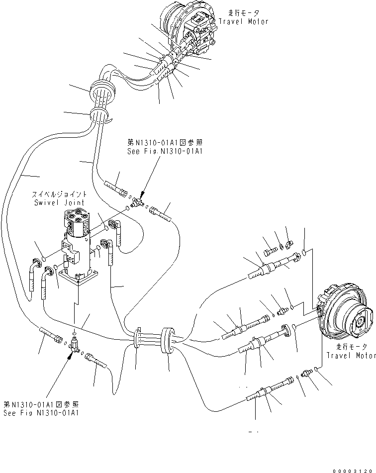 шланг 20Y-62-12540 KOMATSU