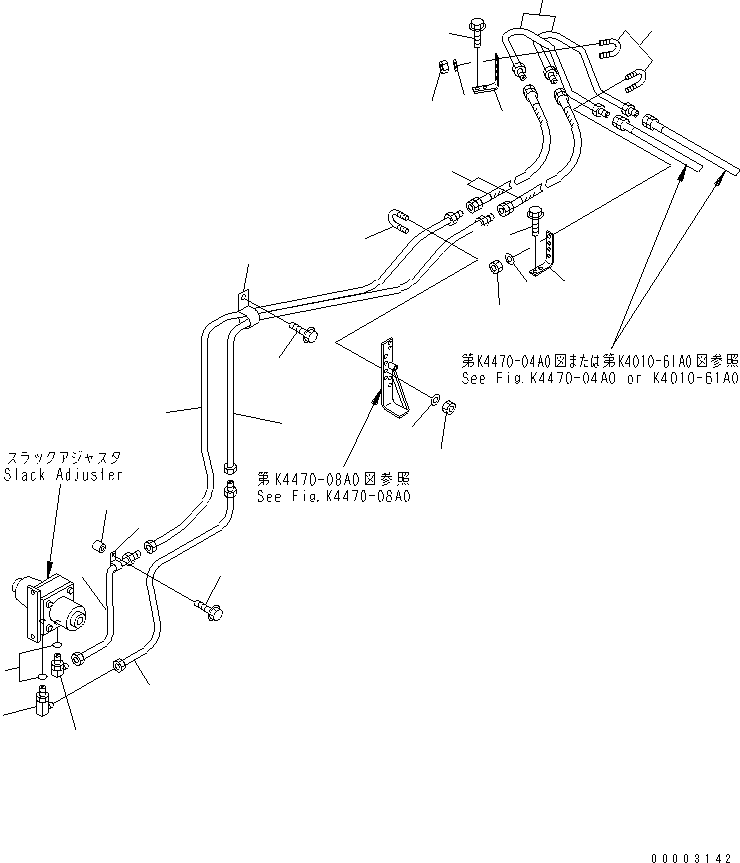 Шланг 07108-20407 KOMATSU
