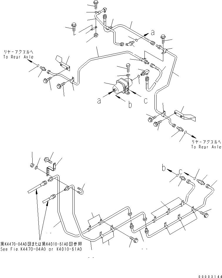 SLACK ADJUSTER ASS'Y,REAR (561-35-41501) KOMATSU