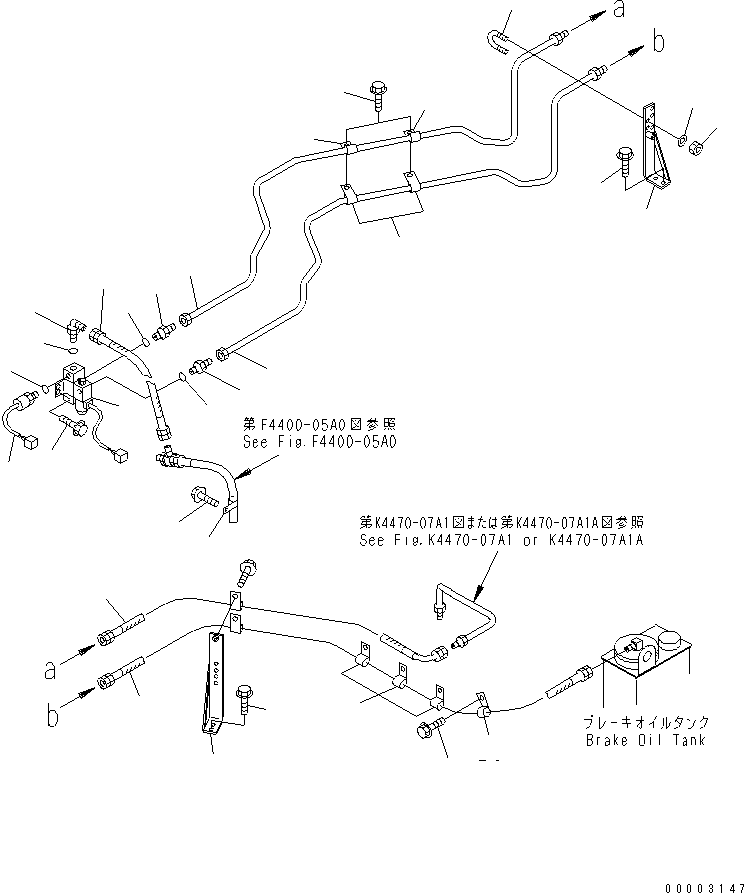 Шланг 07102-20434 KOMATSU