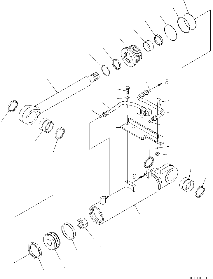 Кольцо износа (комплект) 07156-01315 KOMATSU